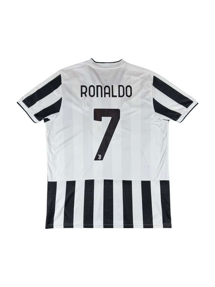 2021/22 Juventus Adidas Home Football Shirt #7 RONALDO - 7/10 - (XL)