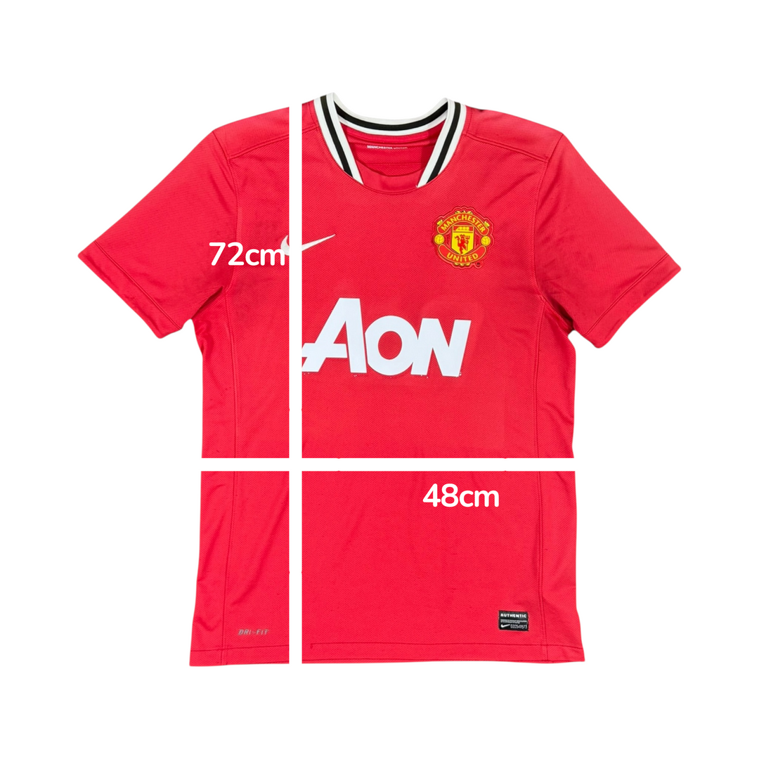 2011-12 Manchester United Nike Home Shirt - 7/10 - (M)