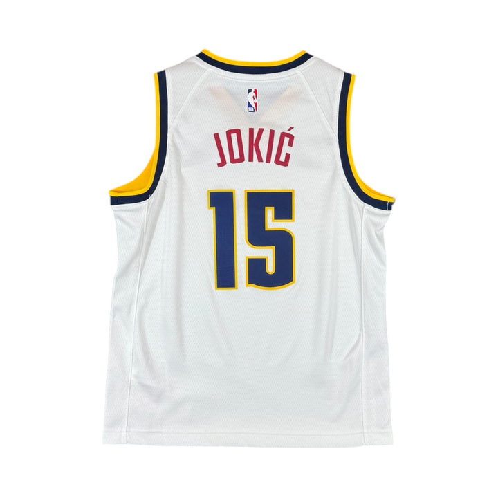 2018-25 Denver Nuggets Nike #15 JOKIC Basketball Jersey - 7/10 - (10-12 Years)