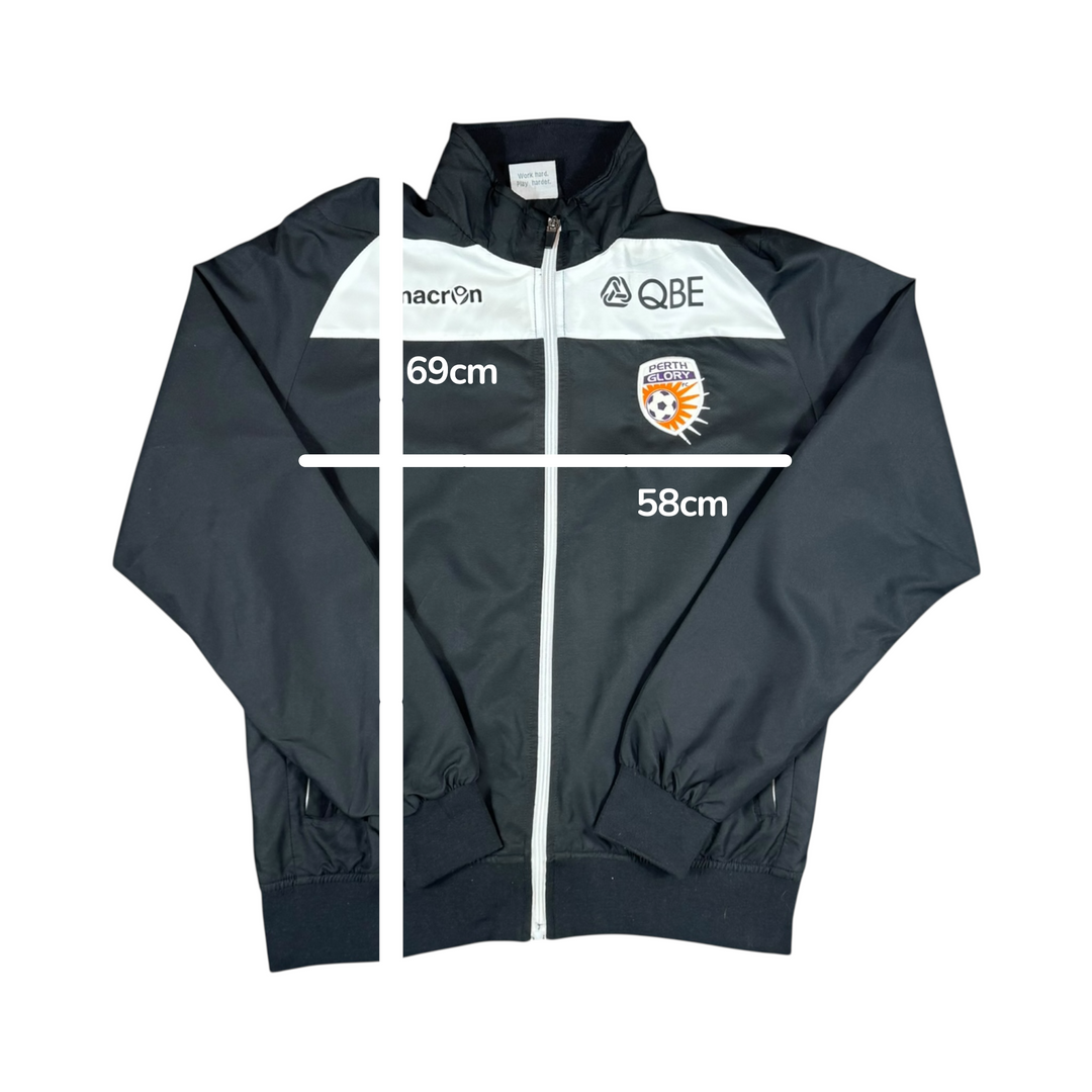 2018-19 Perth Glory Macron Windbreaker Jacket - 9/10 - (L)