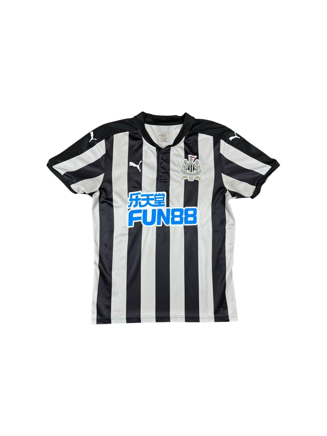 2017-18 Newcastle United Puma Home Shirt #23 MERINO - 7/10 - (M)