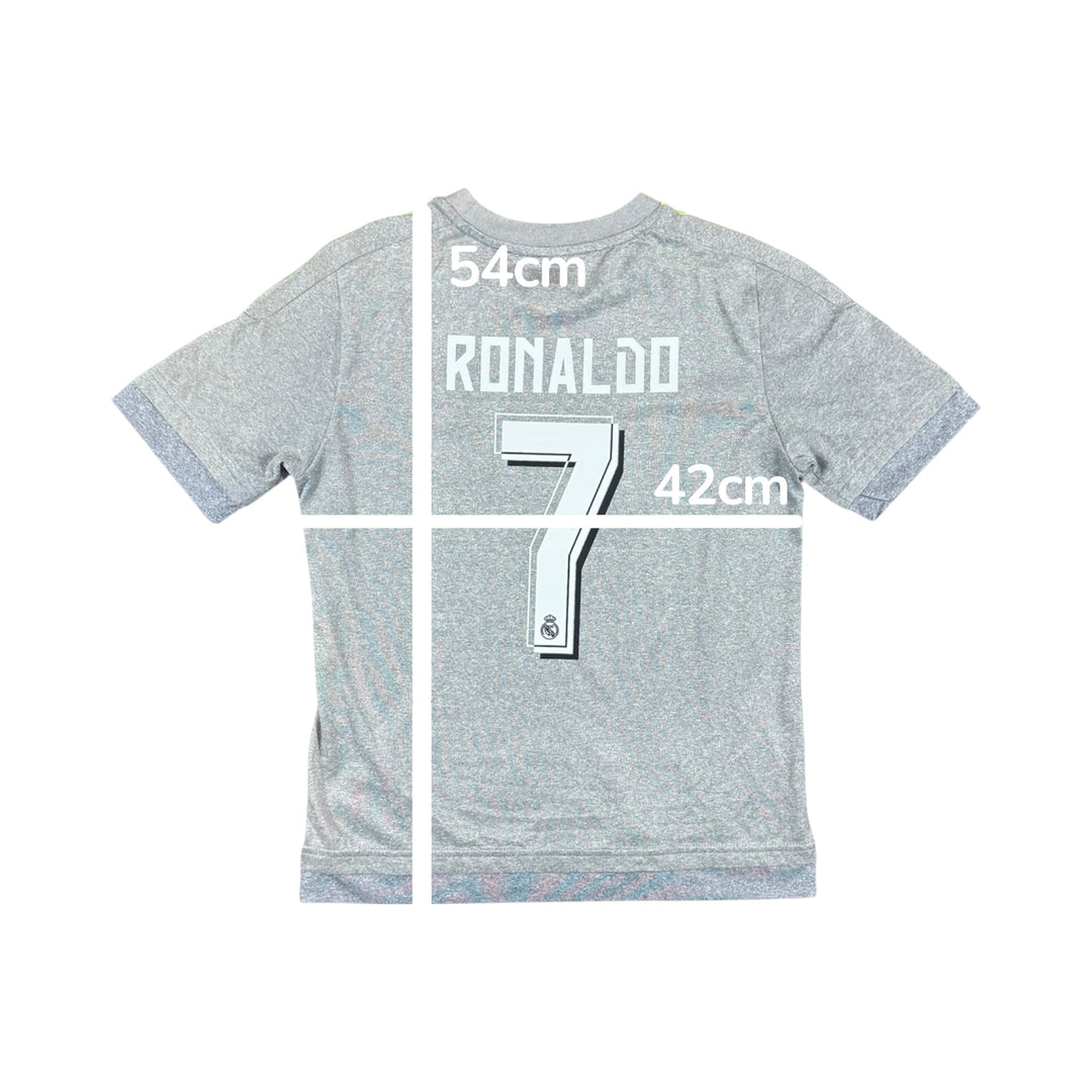2015-16 Real Madrid Adidas Away Shirt #7 RONALDO - 10/10 - (11-12 Years)