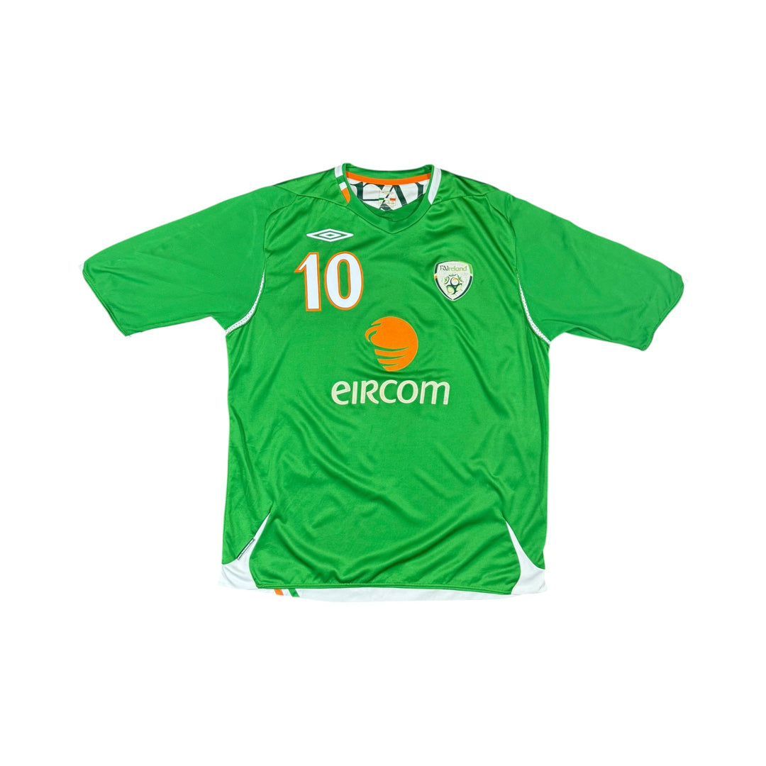 2008-10 Ireland Umbro Home Shirt KEANE #10 - 9/10 - (XL)