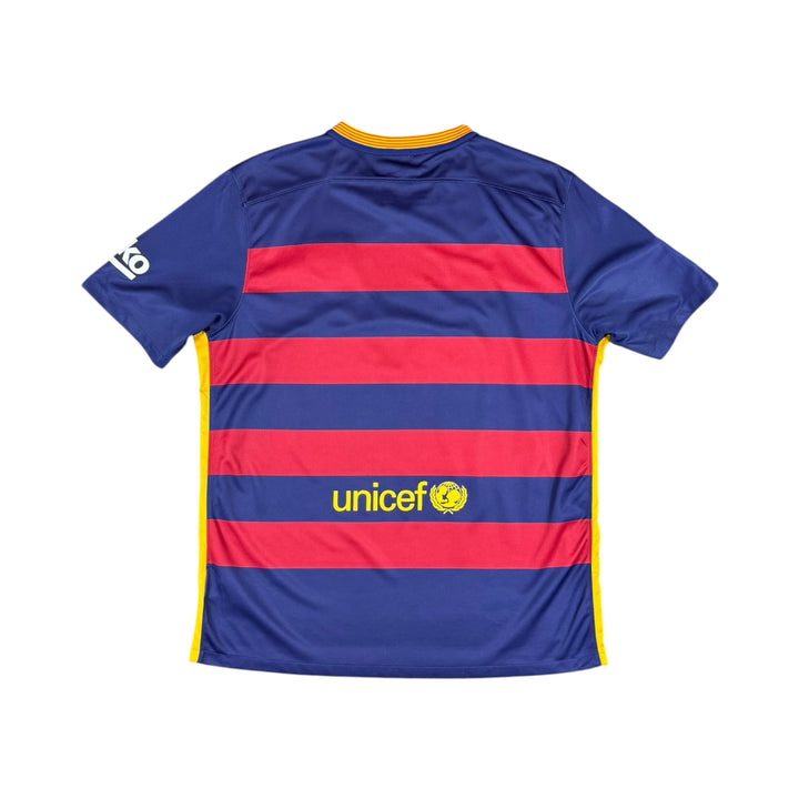 2015-16 Barcelona Nike Home Shirt - 9/10 - (XL)