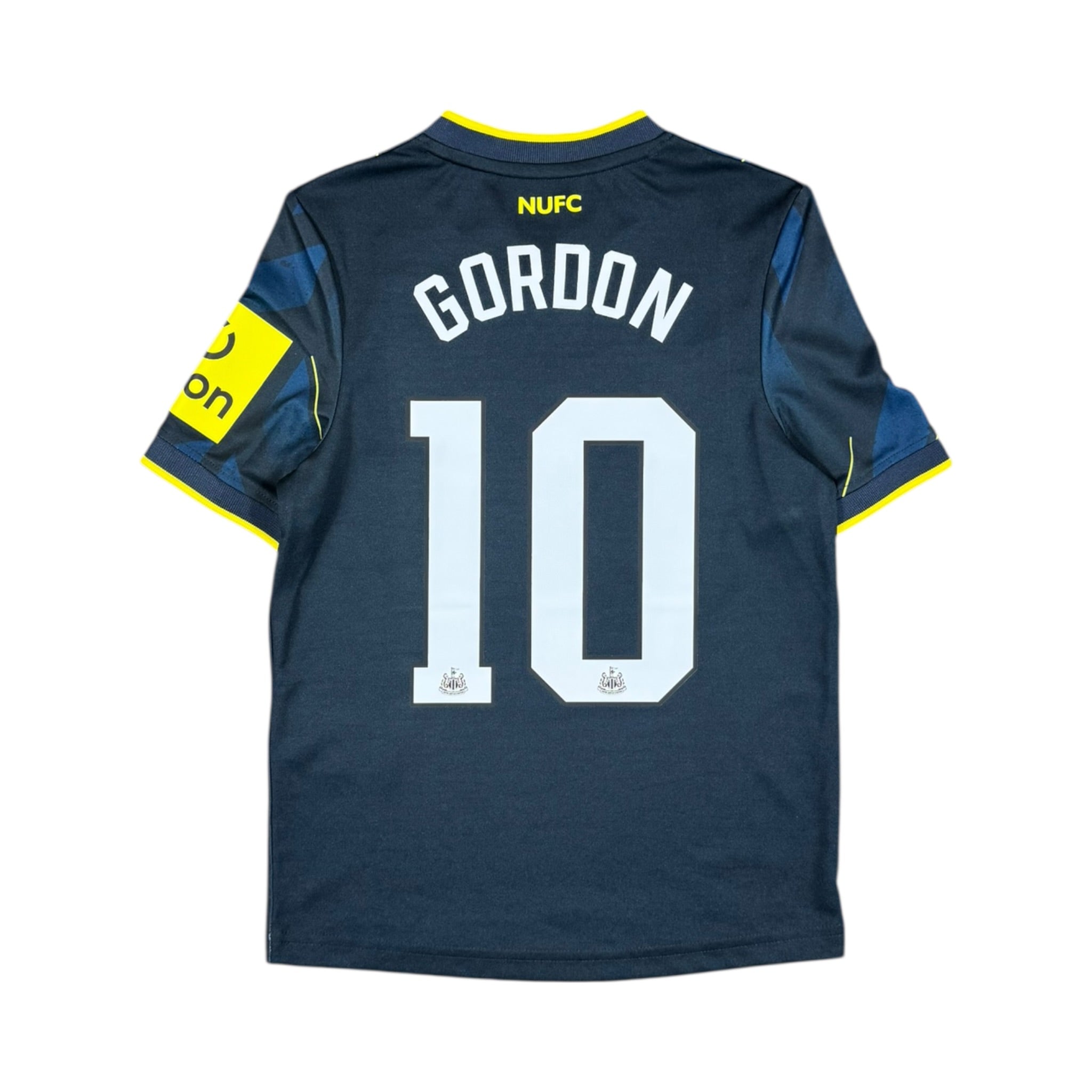 2023-24 Newcastle Third Shirt #10 GORDON - 10/10 - (7-8 Years