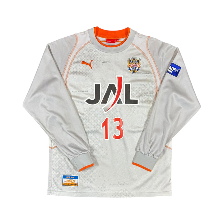 2005-06 Shimizu S-Pulse Puma Away L/S Shirt #13 - 8/10 - (L)