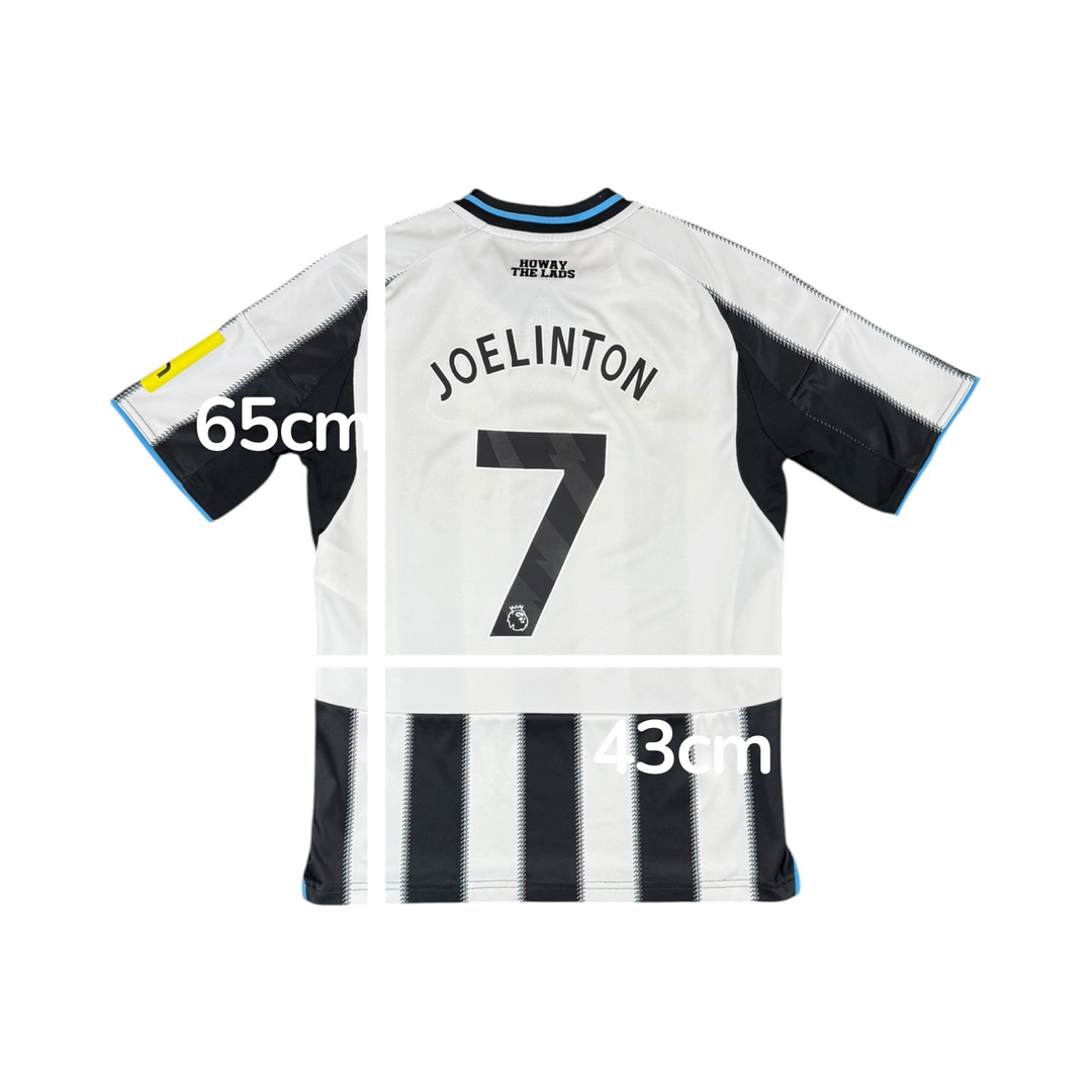 2025-26 Newcastle United Home Shirt JOELINTON #7 - 7/10 - (13-14 Years)