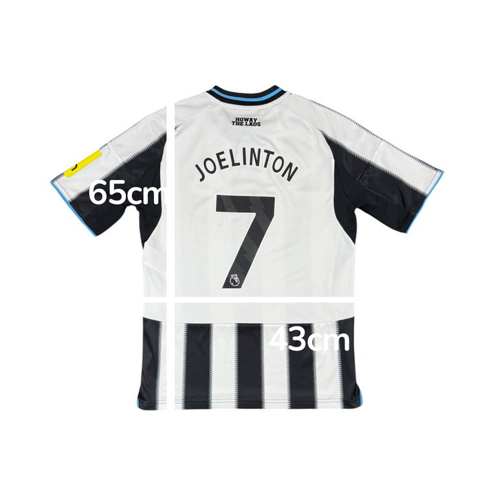 2025-26 Newcastle United Home Shirt JOELINTON #7 - 7/10 - (13-14 Years)
