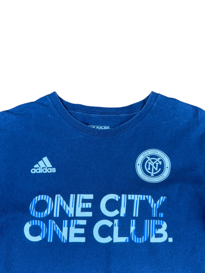 New York City Adidas Football T-Shirt - 7/10 - (L)