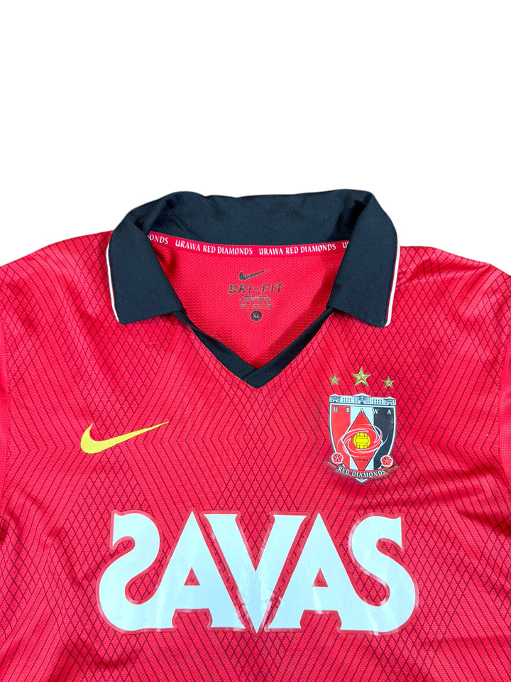 2011/12 Urawa Red Diamonds Nike Signed Football Shirt #8Kashiwagi - 7/10 - (XL)