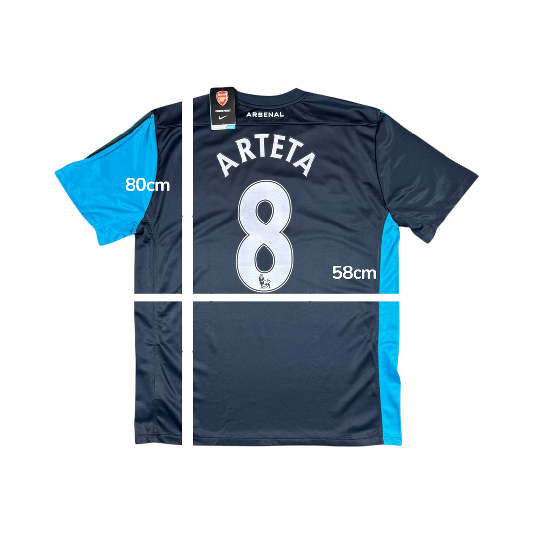 2011-12 Arsenal Nike Away Shirt #8 ARTETA Brand New (XL)