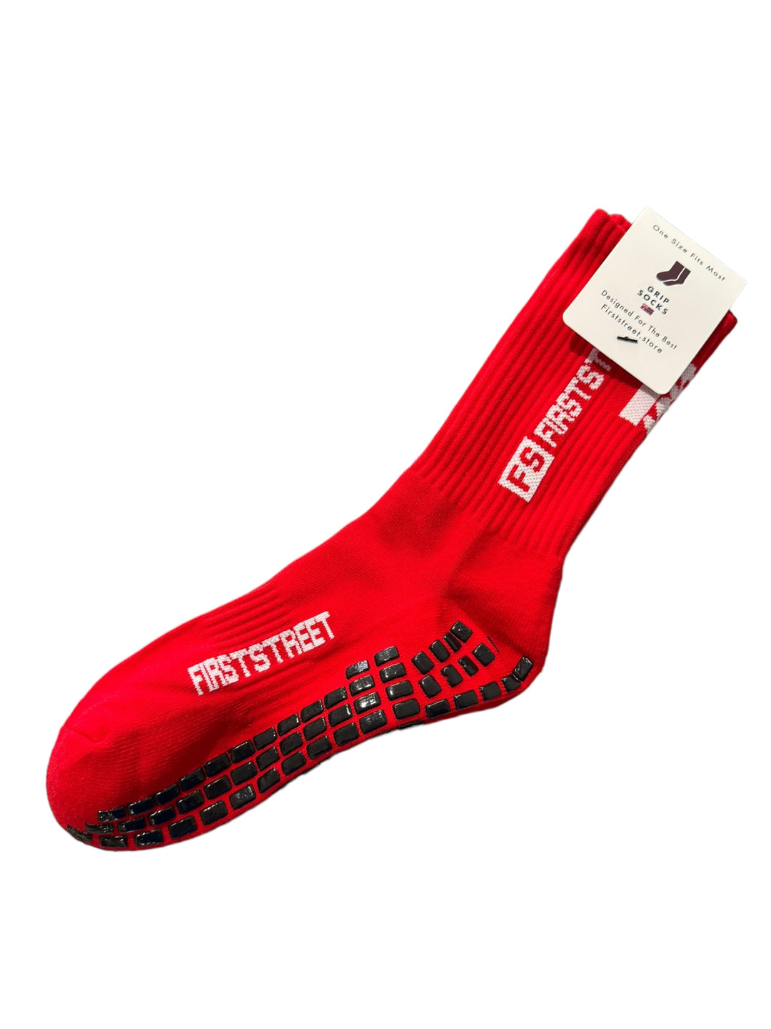 First Street Red Grip Socks (US7-US13)