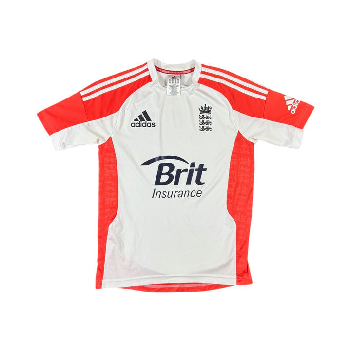 2011-12 England Cricket Adidas ODI Training Shirt - 9/10 - (S)