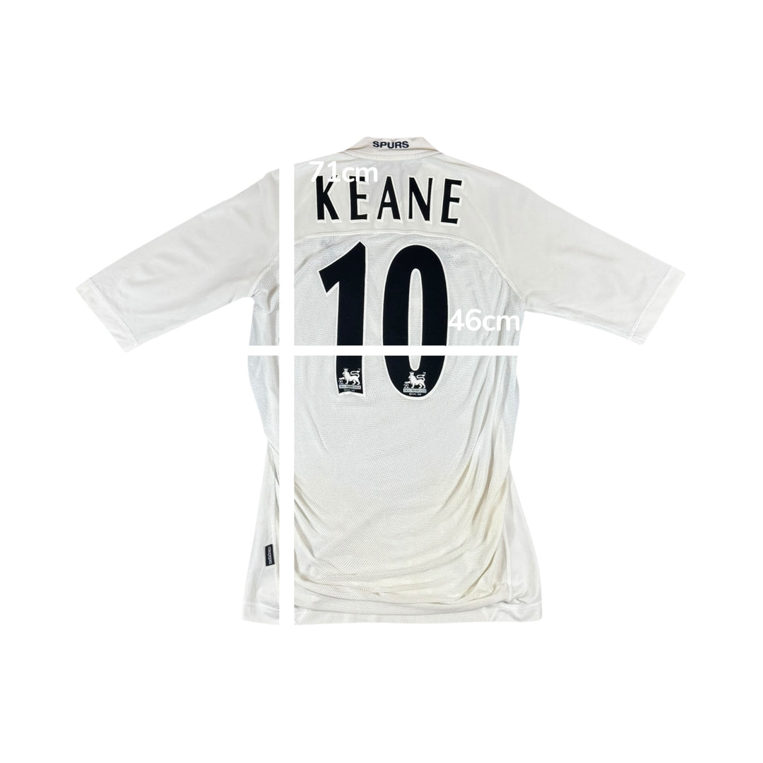 2004-05 Tottenham Hotspurs Kappa Home Shirt #10 KEANE - 7/10 - (M)