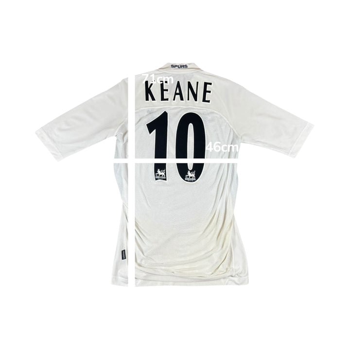 2004-05 Tottenham Hotspurs Kappa Home Shirt #10 KEANE - 7/10 - (M)