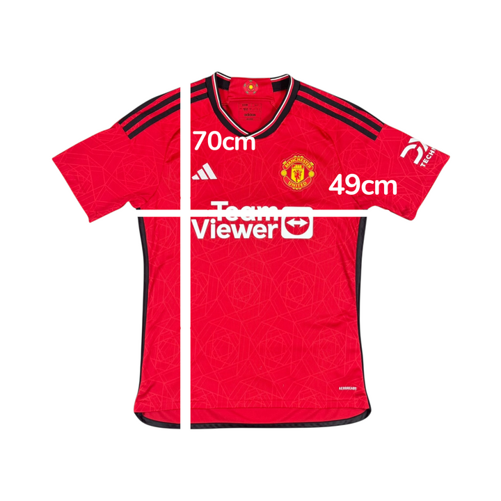 2023-24 Manchester United Adidas Home Shirt - 9/10 - (M)