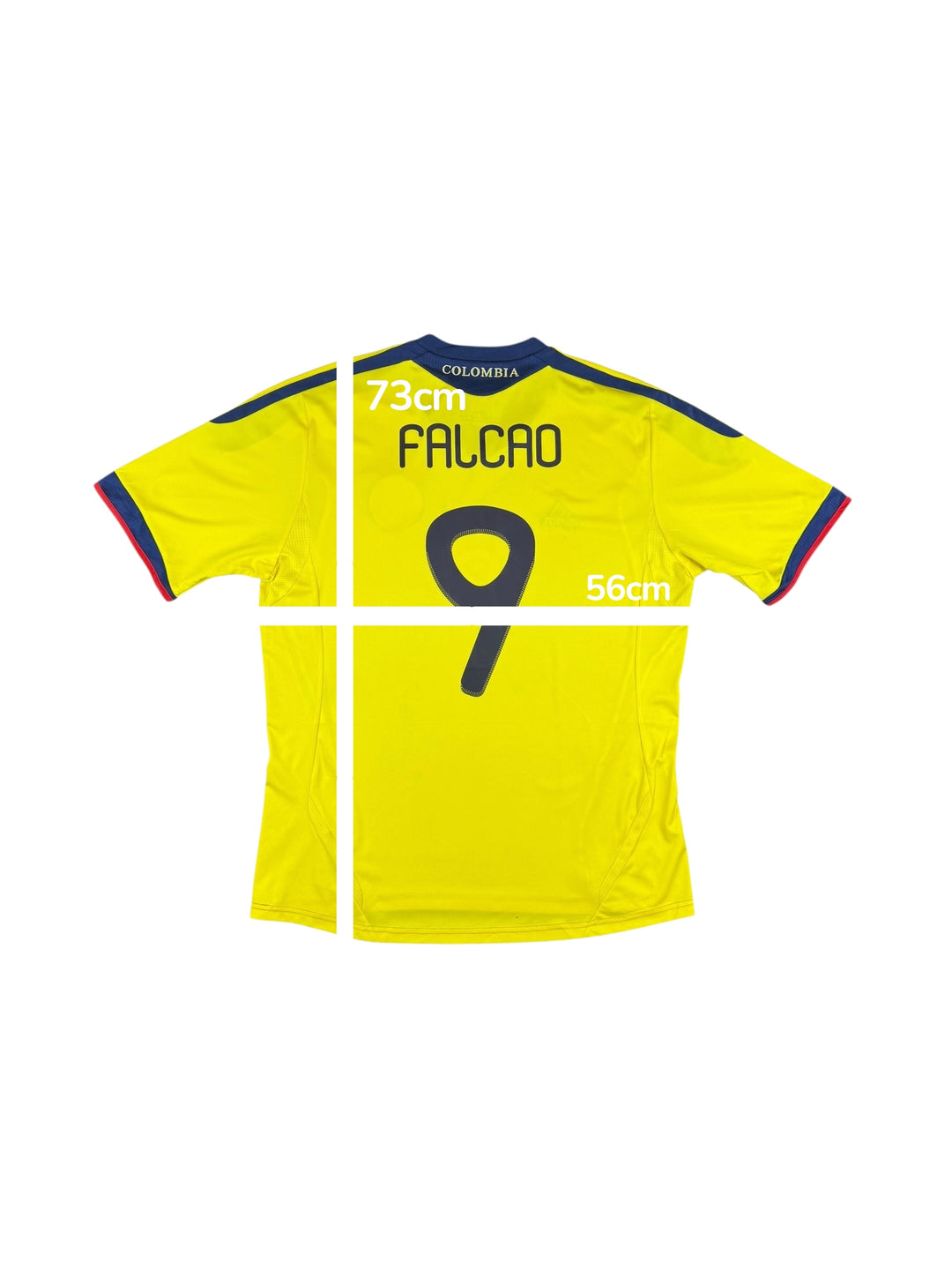 2011-13 Colombia Adidas Home Shirt #9 FALCAO - 9/10 - (L)