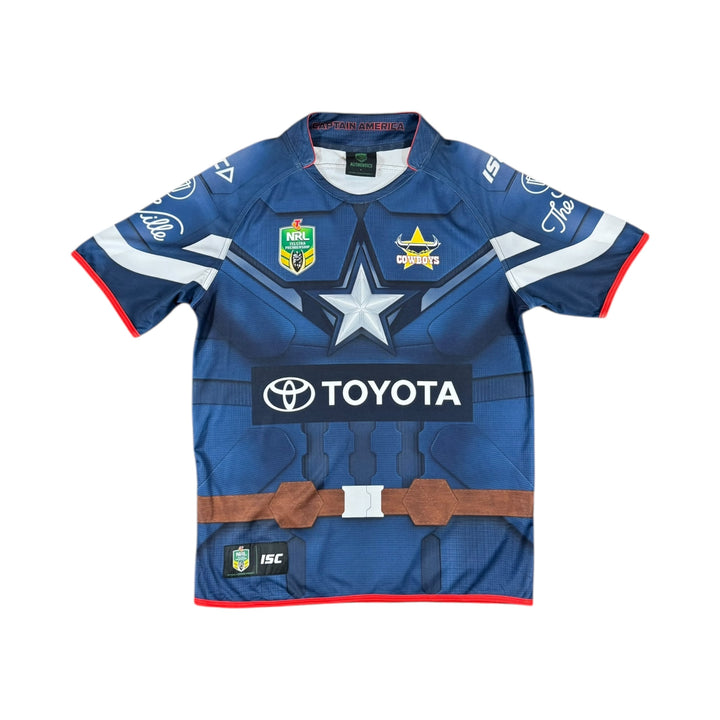 2017 Cowboys NRL Marvel Round Rugby Shirt - 9/10 - (M)