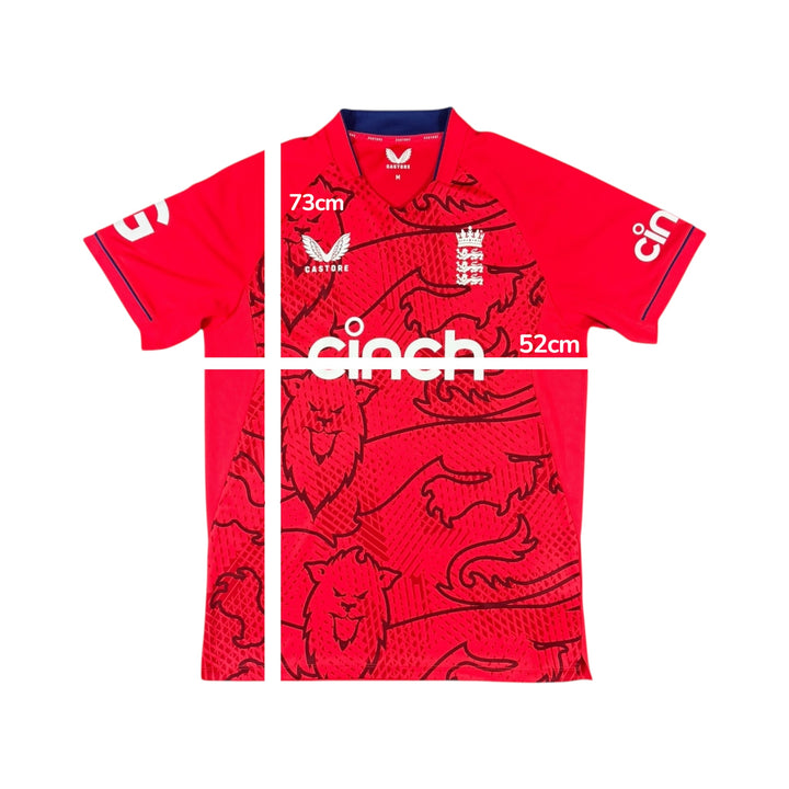 2022 England Cricket Castore Shirt - 9/10 - (M)