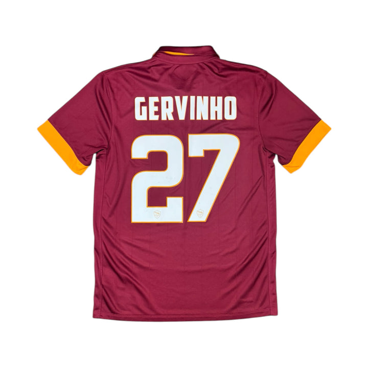 2014-15 Roma Home Shirt GERVINHO #27 - 8/10 - (M)