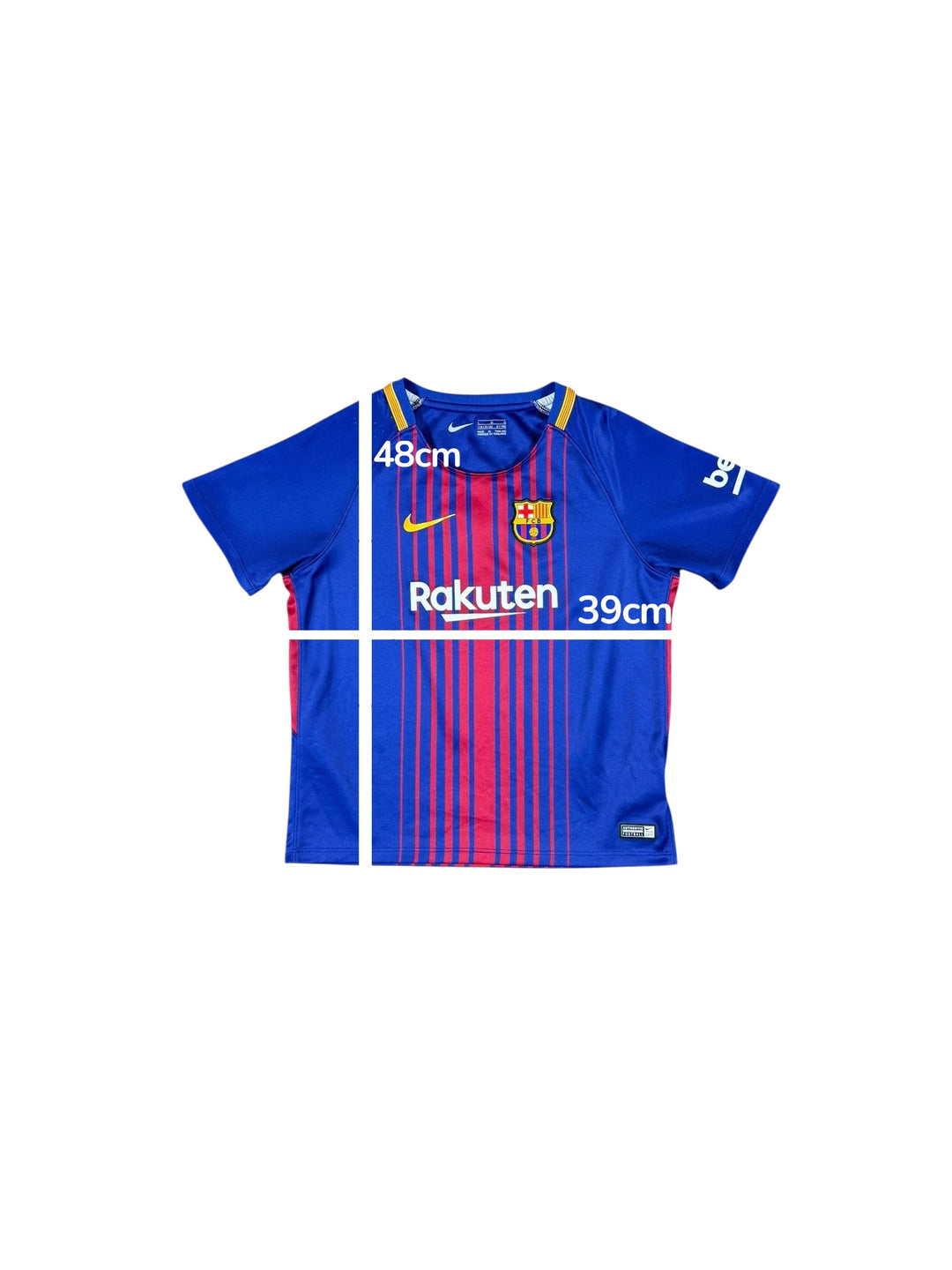 2017-18 Barcelona Nike Home Shirt - 8/10 - (6-7 Years)