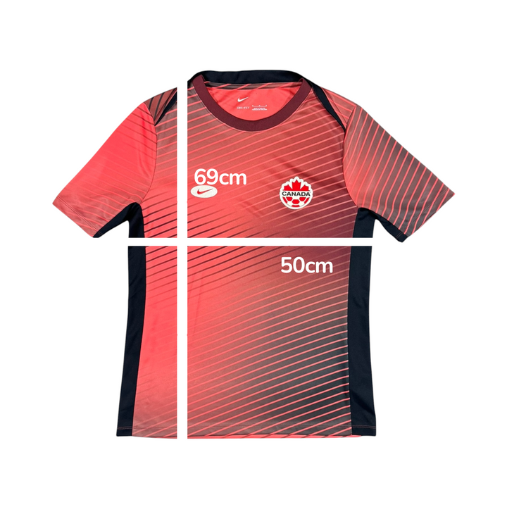 2024-25 Canada Nike Pre-Match Sample Shirt - 9/10 - (M)