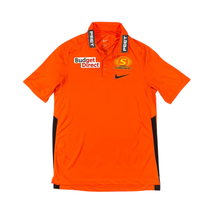 Perth Scorchers Nike Polo Player Issue Shirt - 9/10 - (M)