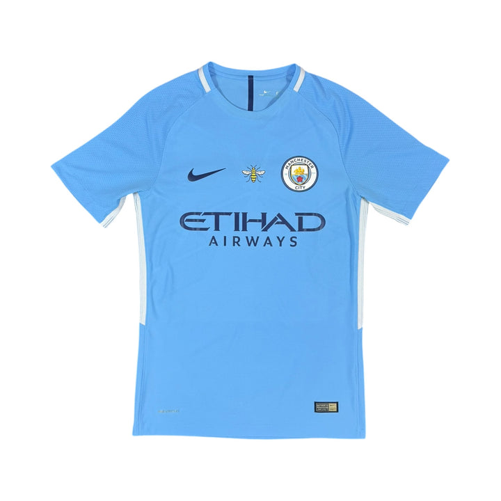 2017-18 Manchester City Nike Home Player Authentic Shirt DE BRUYNE #17 - 9/10 - (S)
