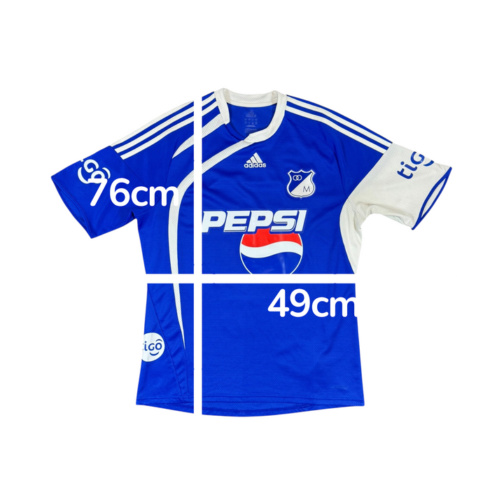 2009-10 Millonarios Adidas Home Shirt #10 - 9/10 - (L)