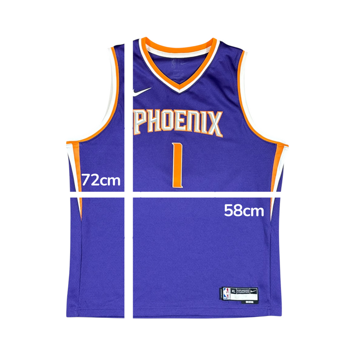 2021-22 Phoenix Suns Nike Home Basketball Jersey #1 BOOKER - 8/10 - (Youth XL)
