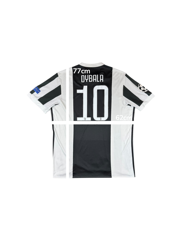 2017-18 Juventus Adidas Home Shirt Champions League #21 DYBALA - 8/10 - (XL)