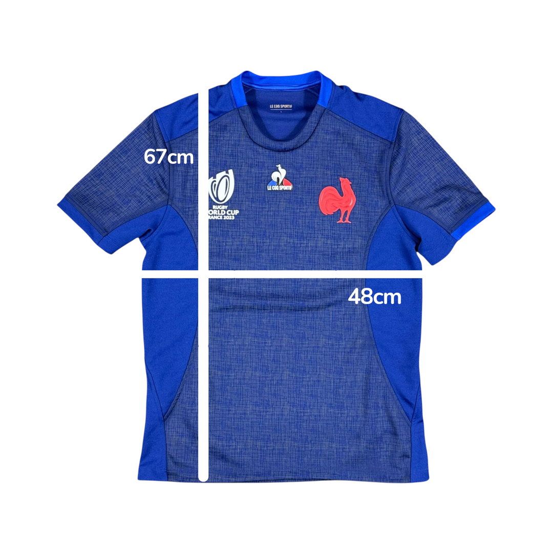 2023 France Rugby World Cup Home Jersey - 8/10 - (L)