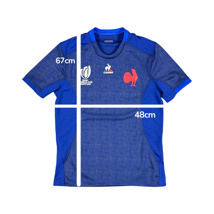 2023 France Rugby World Cup Home Jersey - 8/10 - (L)