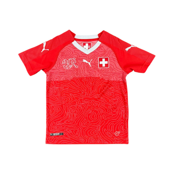 2018-20 Switzerland Puma Home Shirt - 10/10 - (7-8 Years)
