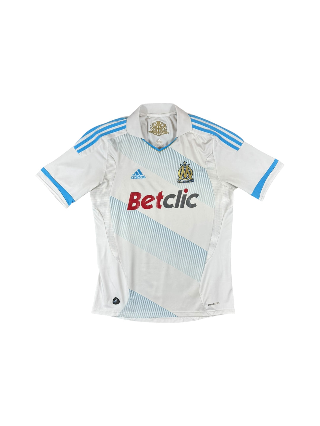 2011-12 Marseille Adidas Home Shirt - 8/10 - (M)