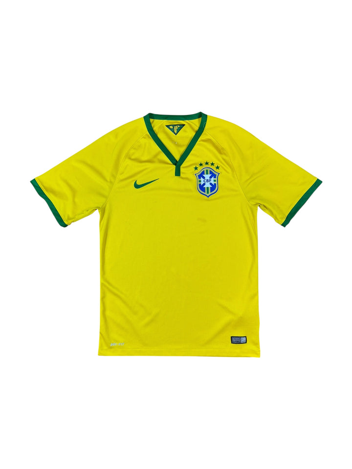 2014/16 Brazil Nike Home Football Shirt - 7/10 - (S)