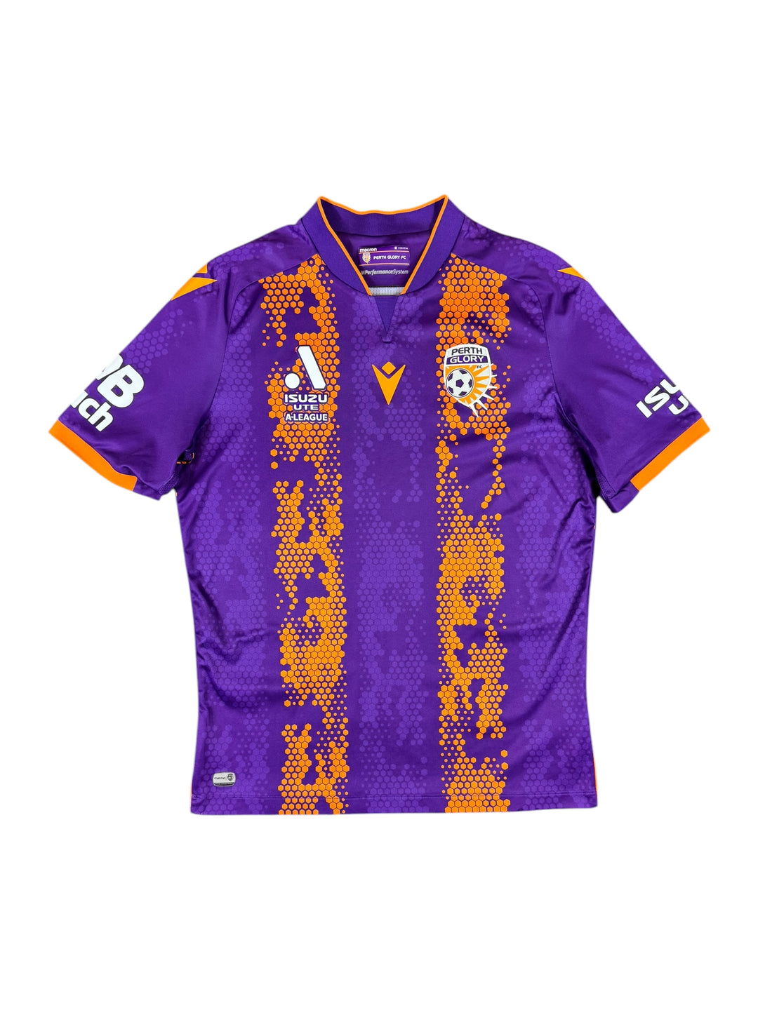 2022/23 Perth Glory Macron Home Football Shirt - 9/10 - (M)