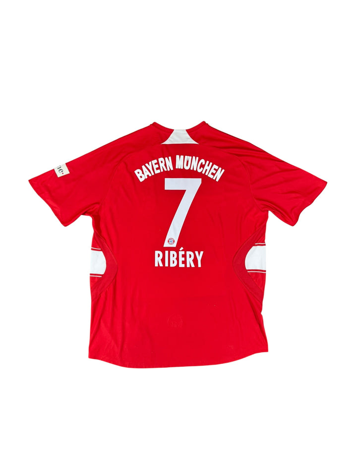 2007/08 Bayern Munich Adidas Home Shirt #7 RIBERY - 9/10 - (2XL)