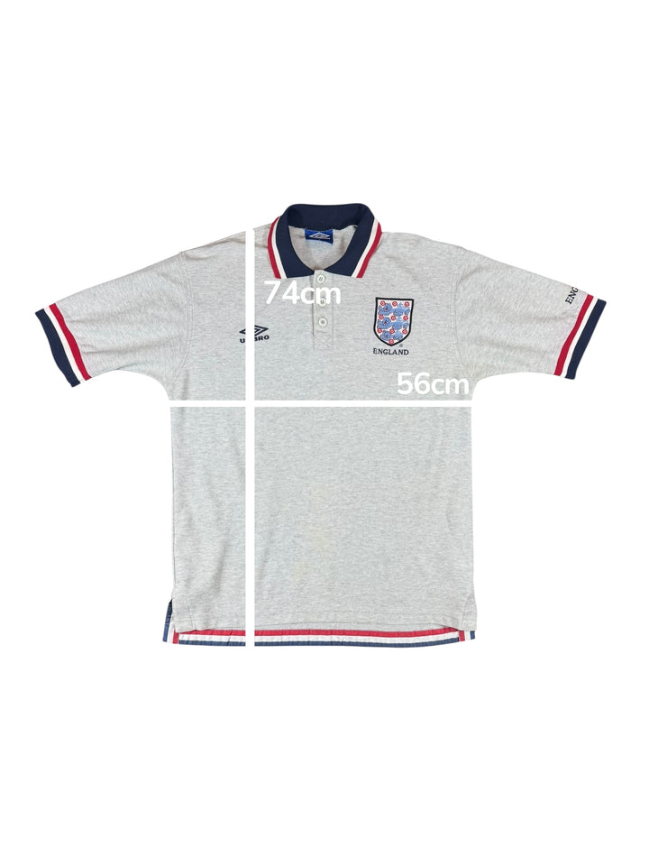 1996-97 England Umbro Training Polo Shirt - 7/10 - (L)