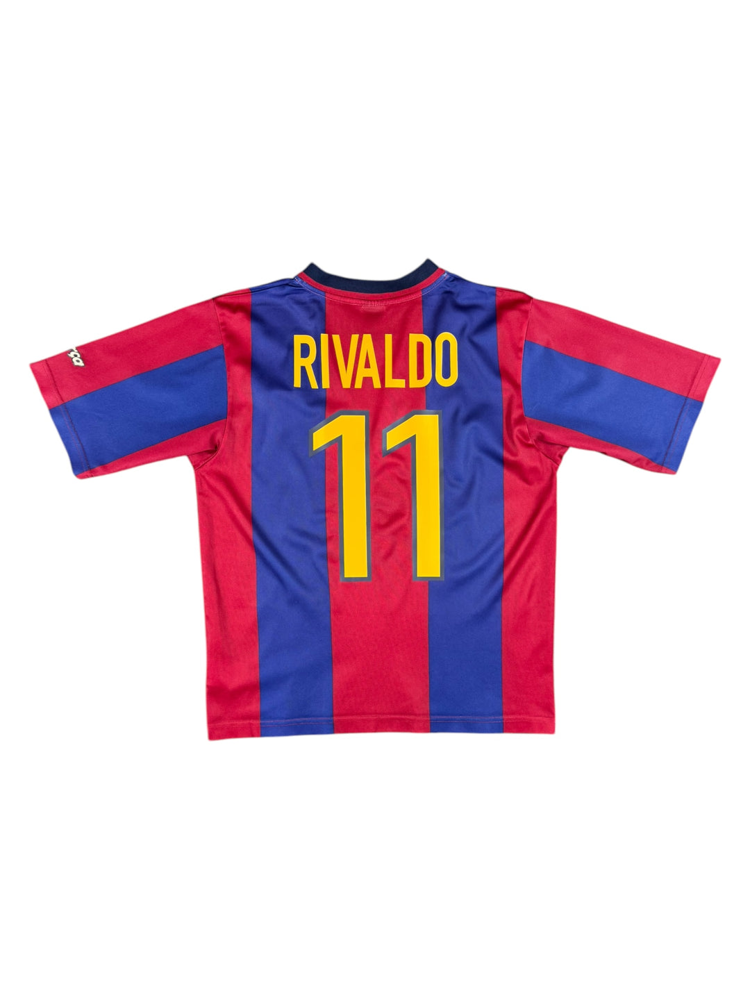 1998/99 Barcelona Nike Home Football Shirt #11 Rivaldo - 9/10 - (S)