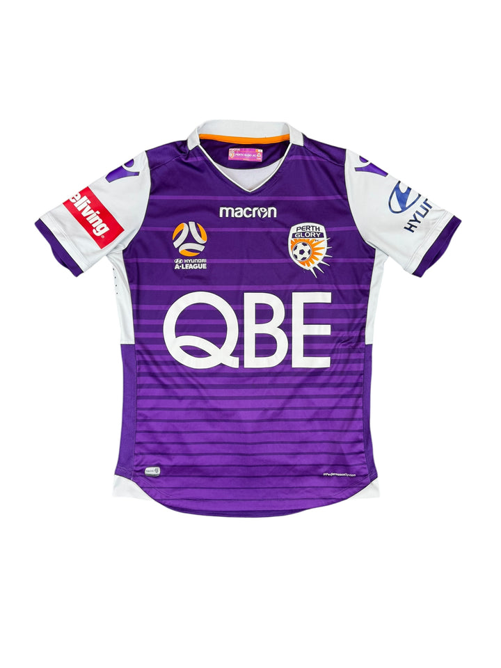 2017/18 Perth Glory Macron Football Shirt - 8/10 - (S)