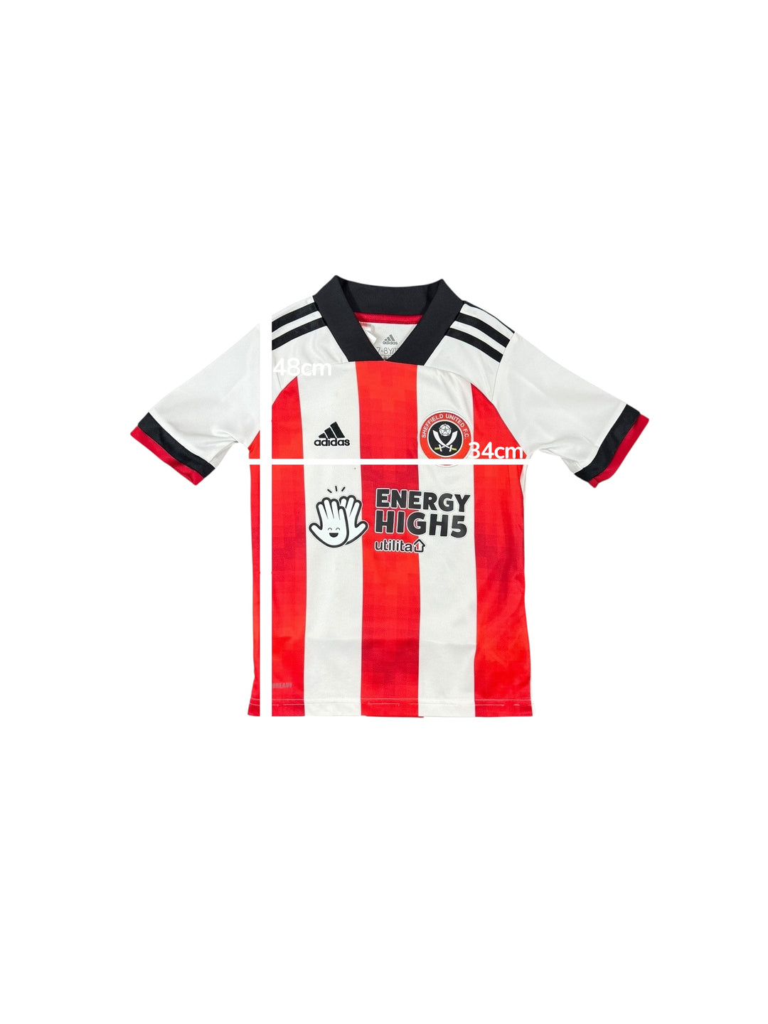2020-21 Sheffield United Adidas Home Shirt - 8/10 - (7-8 Years)