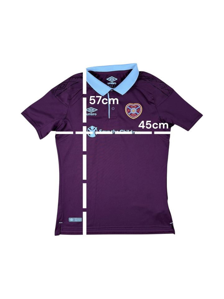 2017/18 Hearts Umbro Home Shirt - 9/10 - (13-14 Years)