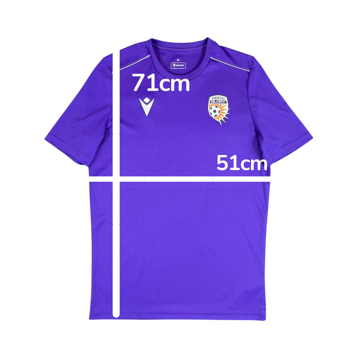 Perth Glory Macron Training Shirt - 9/10 - (M)