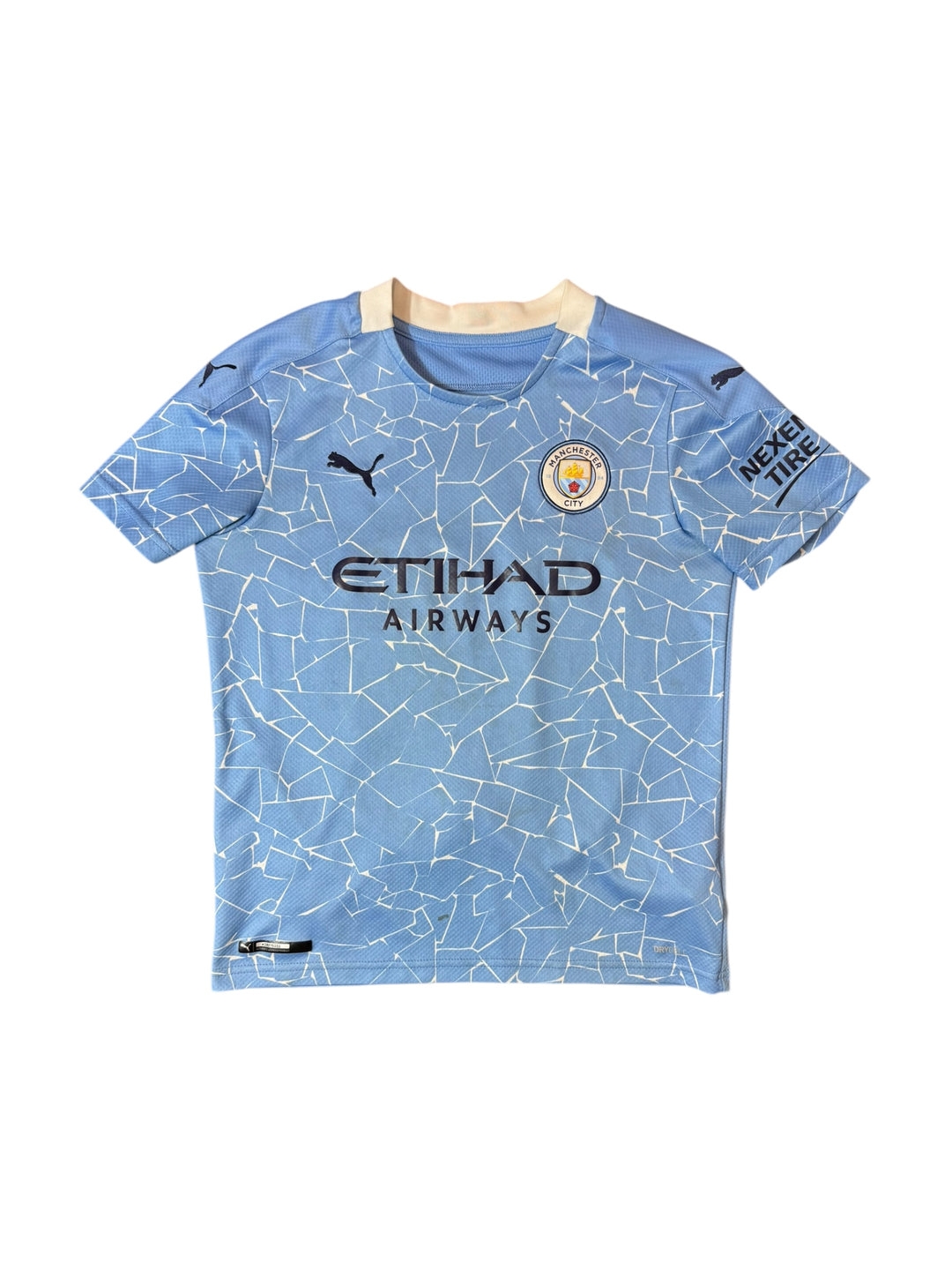 2020/21 Manchester City Home Shirt #10 Kun Aguero - 7/10 - (11-12 Years)