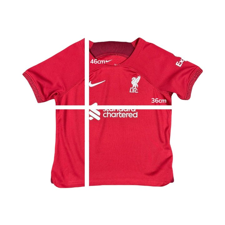 2022-23 Liverpool Nike Home Shirt - 9/10 - (5-6 Years)