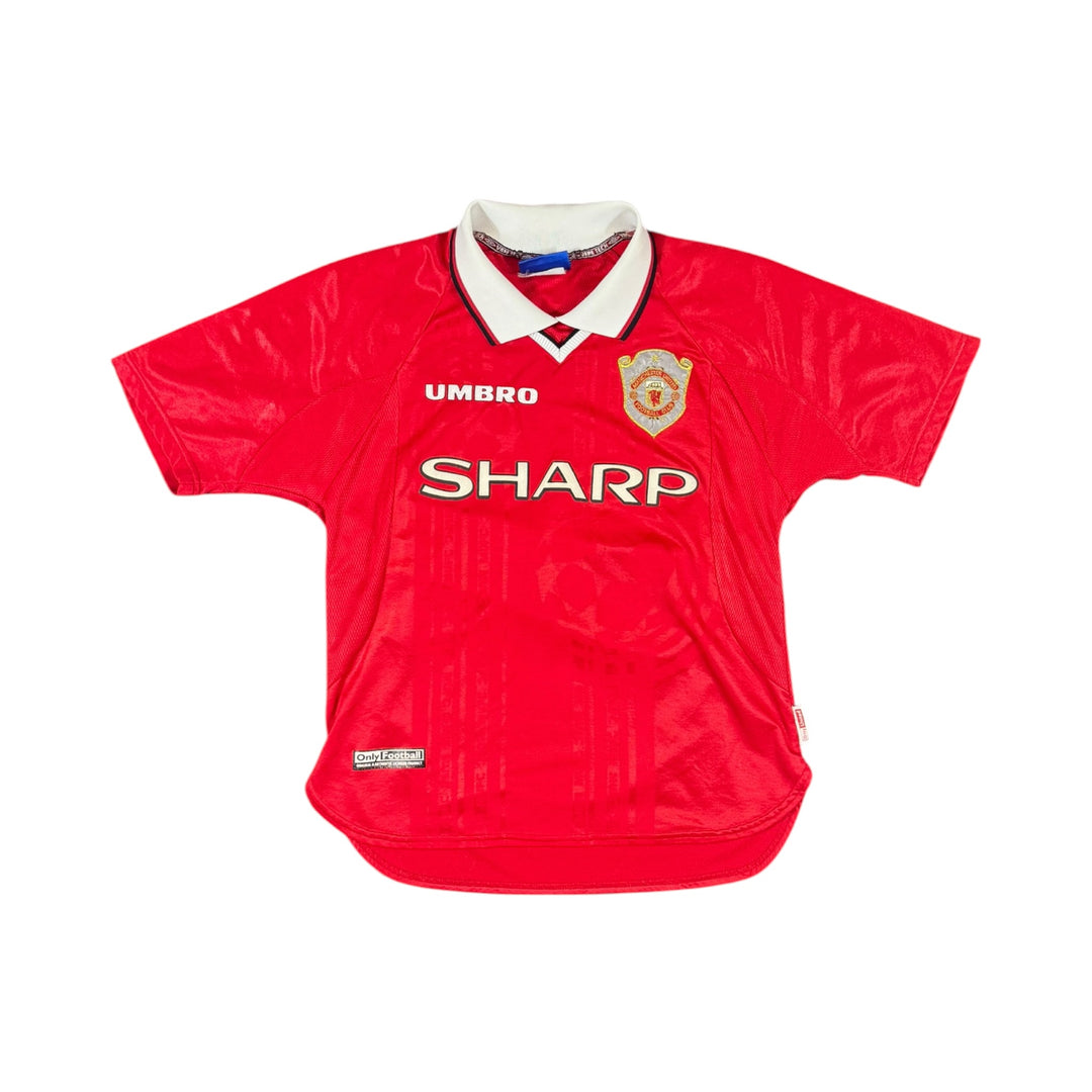 1997-00 Manchester United Home CL Shirt - 8/10 -(S)
