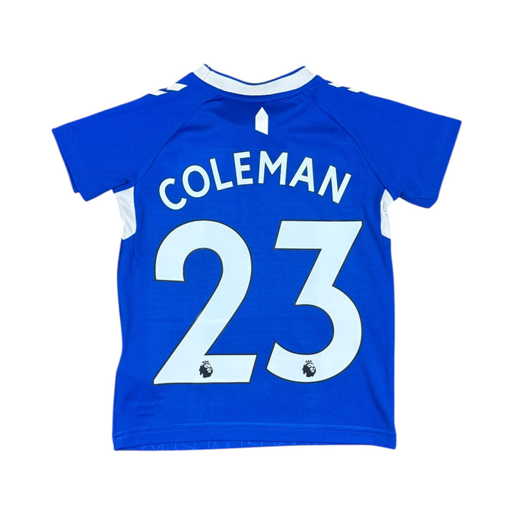 2022-23 Everton Home Shirt #23 COLEMAN - 10/10 - (6-7 Years)