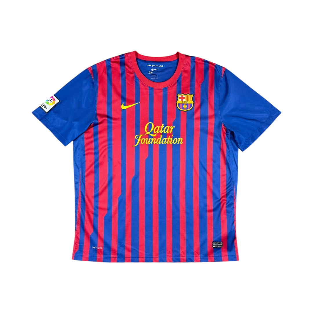 2011-12 Barcelona Nike Home Shirt #10 MESSI - 9/10 - (2XL)