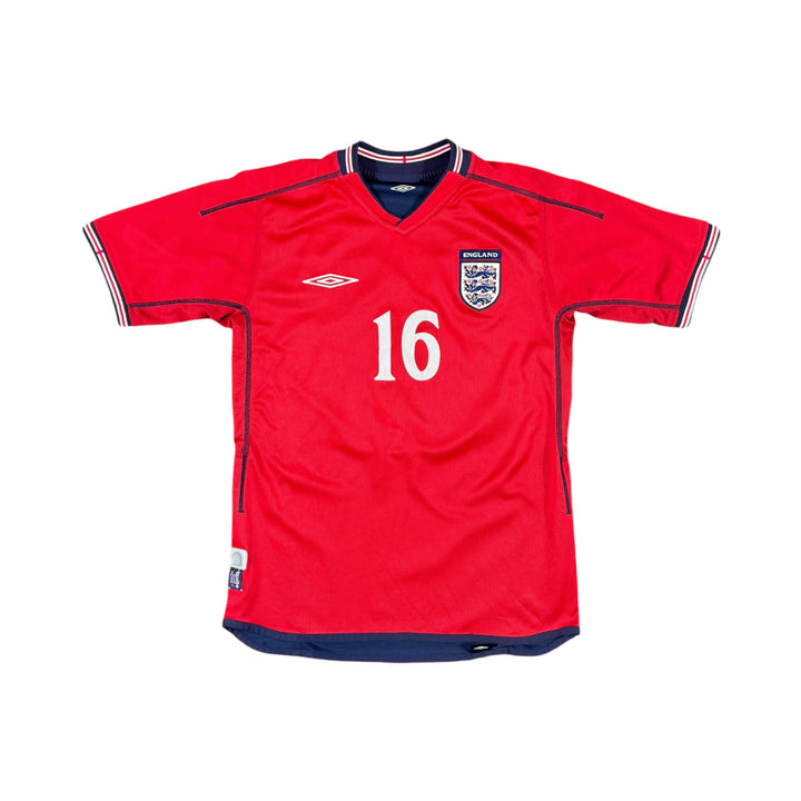 2002-04 England Umbro Away Shirt Reversible #16 - 8/10 - (M)